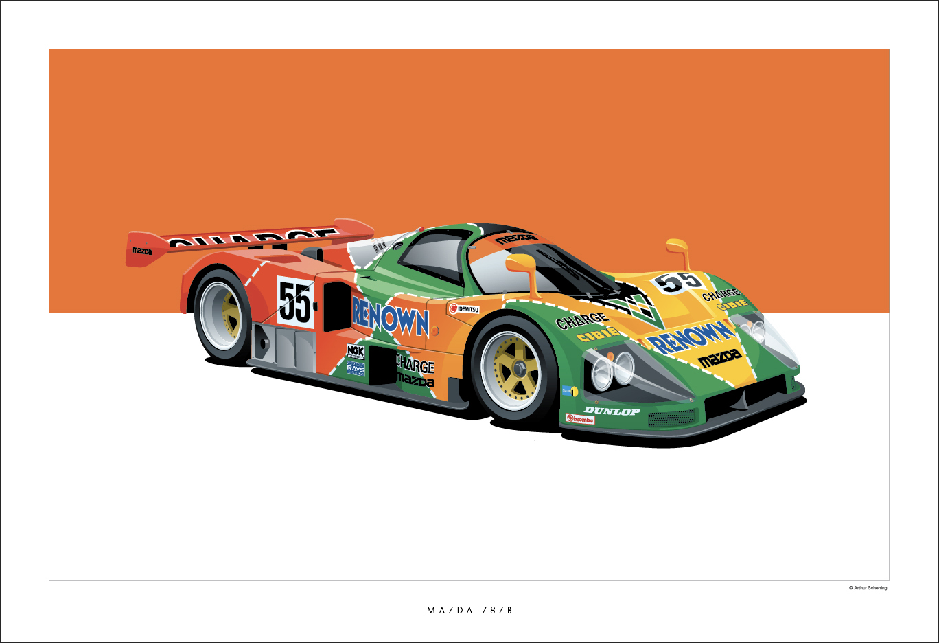 MAZDA 787B Racing Vintage Cars mazda-787b-racing-vintage-cars